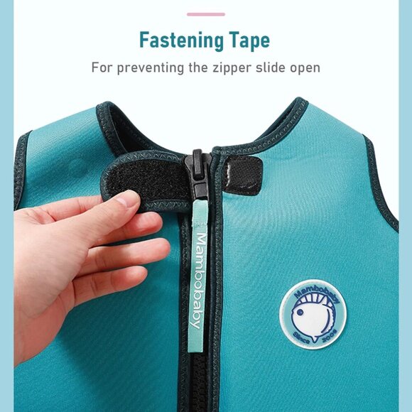 Mambobaby Non-inflatable Swim Vest/Jacket for Kids B7I7 - Size Med - Picture 10 of 14